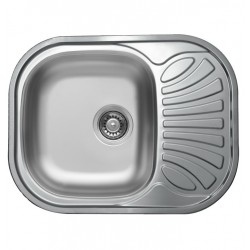 Virtuves izlietne Kromevye Bianca 620x480mm, EC305