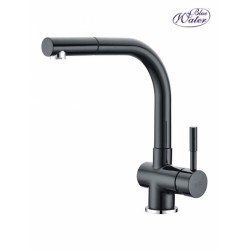 Virtuves izlietnes maisītājs BLUE WATER LIRA, melns