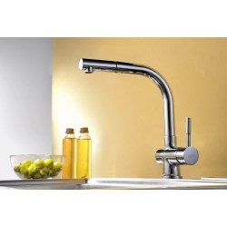 Virtuves izlietnes maisītājs BLUE WATER LIRA, hroms