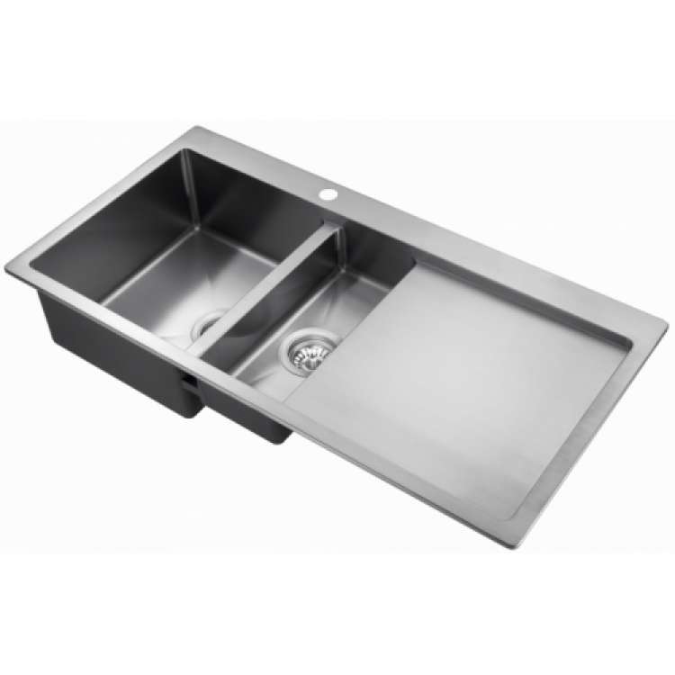 Virtuves izlietne HELIKA LUNA 100x50cm, LUN151M-L