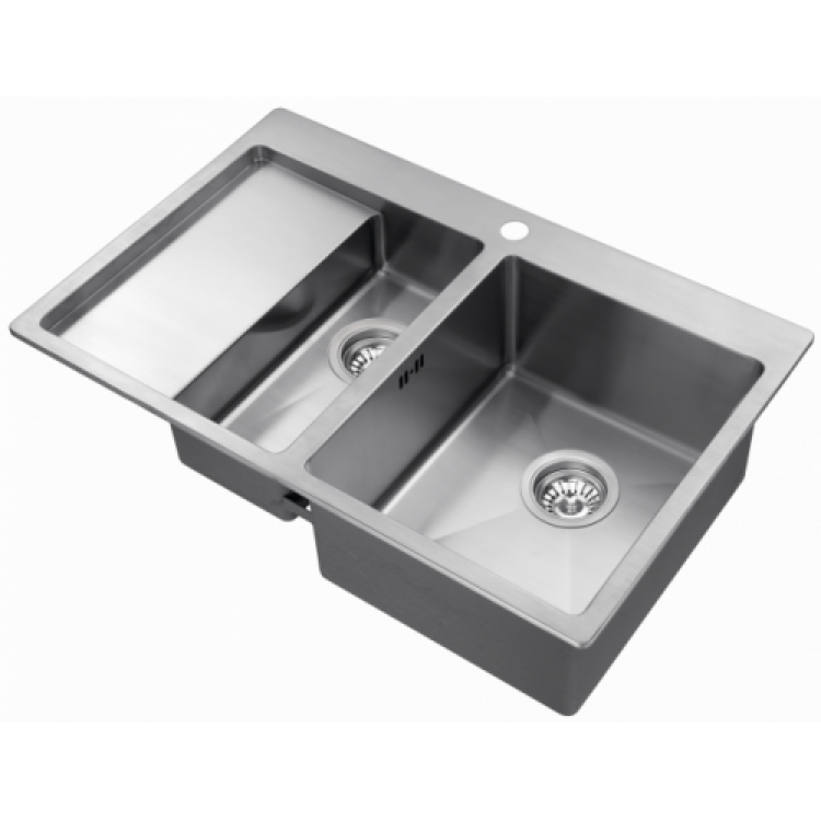 Virtuves izlietne HELIKA LUNA 78x50cm, LUN151N-R