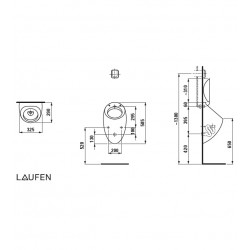 Pisuārs ar vāku IL Bagno Alessi One, 840971