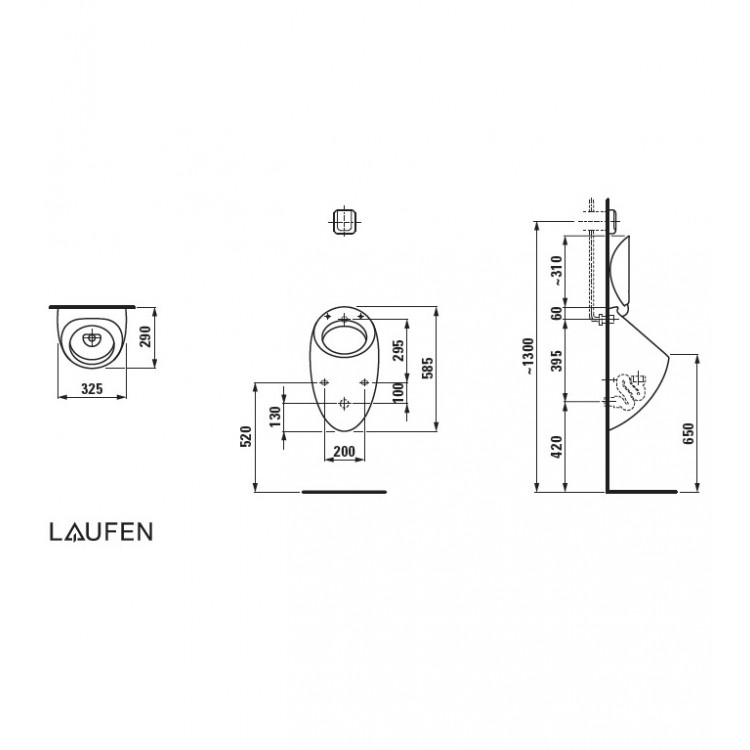 Pisuārs ar vāku IL Bagno Alessi One, 840971