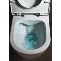 Tualetes pods piekaramais Laufen LUA Basic Rimless ar Slim Soft Close vāku, H8660810000001