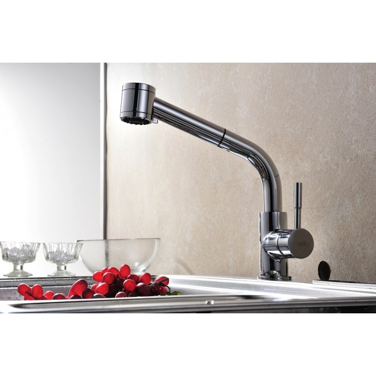 Virtuves izlietnes maisītājs BLUE WATER LAURA, hroms