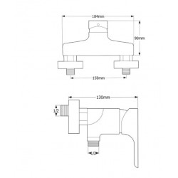 Dušas maisītājs Magma SALACA MG-2340