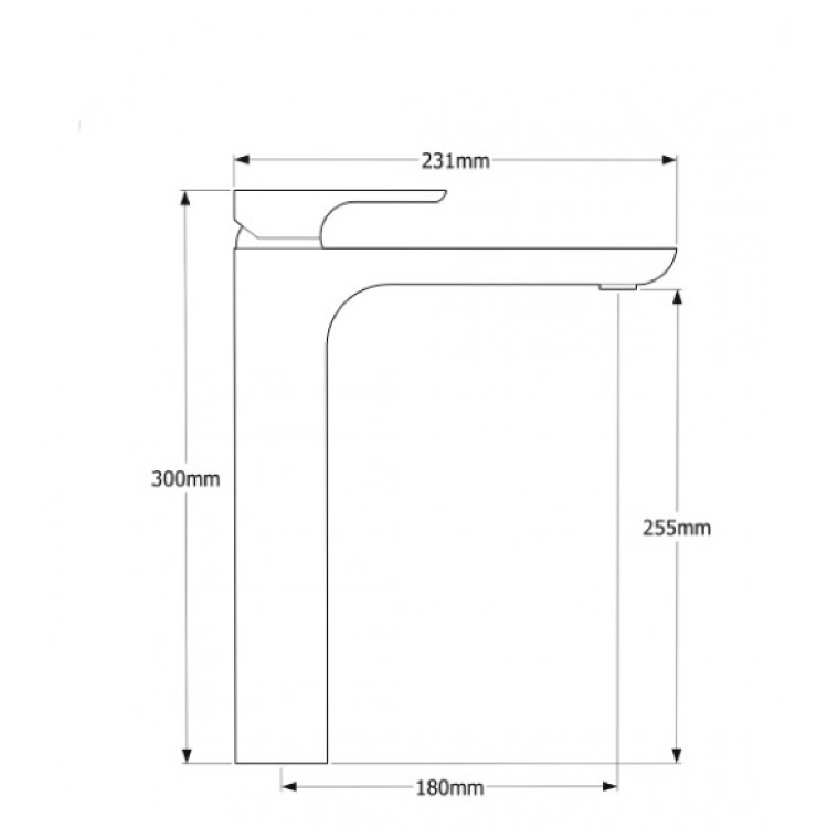 Izlietnes maisītājs paaugstināts Magma SALACA MG-2362