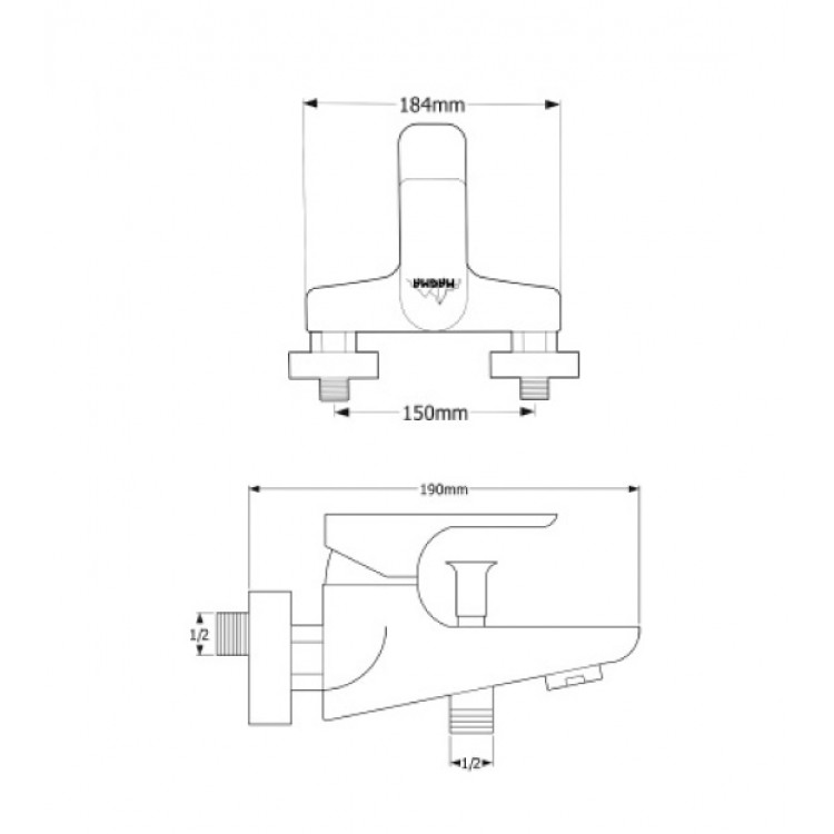 Vannas un dušas maisītājs Magma SALACA MG-2321