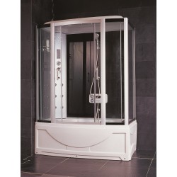 Masāžas dušas kabīne AQUALINE 150x90cm L, L01Z15L