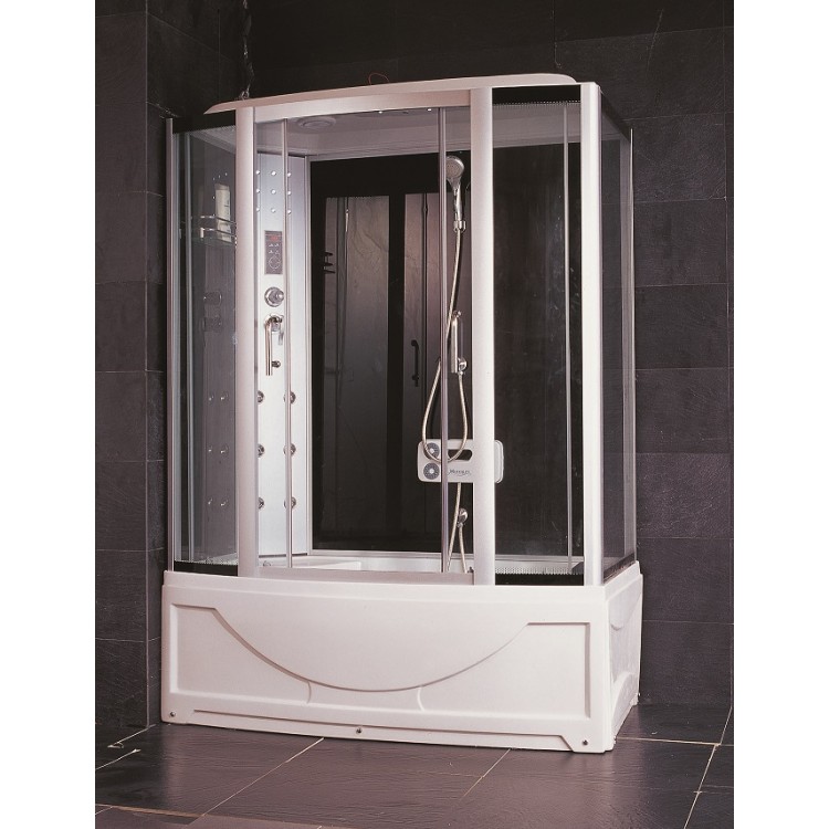 Masāžas dušas kabīne AQUALINE 150x90cm L, L01Z15L