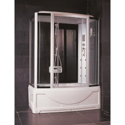 Masāžas dušas kabīne AQUALINE 150x90cm R, L01Z15R