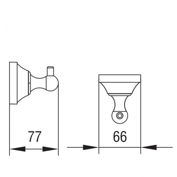 Āķis Art Platino NIKOLAS, hroms NIK-57001