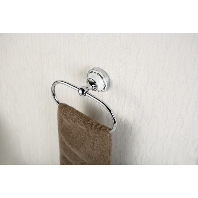 Dvieļu turētājs riņķis Art Platino NIKOLAS, hroms NIK-57047