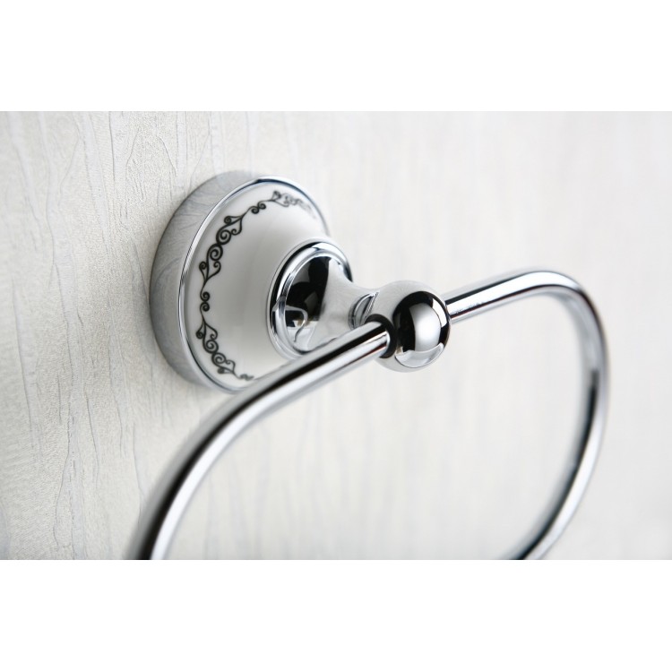 Dvieļu turētājs riņķis Art Platino NIKOLAS, hroms NIK-57047