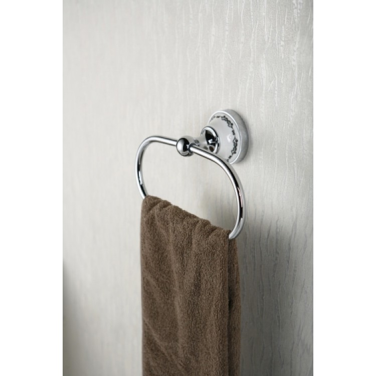 Dvieļu turētājs riņķis Art Platino NIKOLAS, hroms NIK-57047