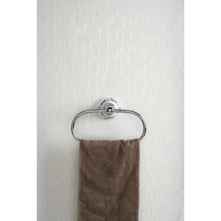 Dvieļu turētājs riņķis Art Platino NIKOLAS, hroms NIK-57047