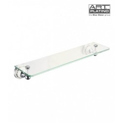 Plaukts Art Platino NIKOLAS 50 cm, hroms/stikls NIK-57083