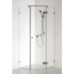 Dušas stūris piecstūru Baltijos Brasta NIDA 100x100cm