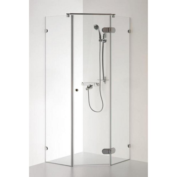 Dušas stūris piecstūru Baltijos Brasta NIDA 100x100cm