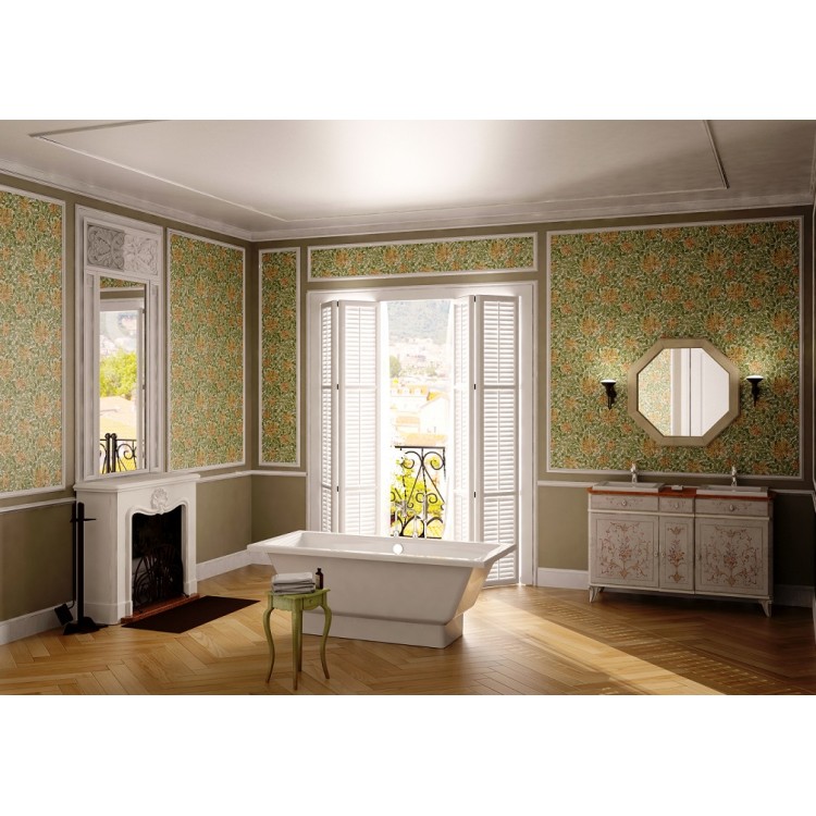 Taisnstūra vanna Vispool NORDICA 160x75