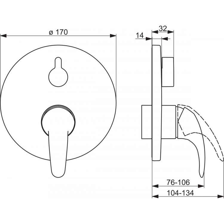 Dušas sistēma ORAS BLUEBOX, 2091