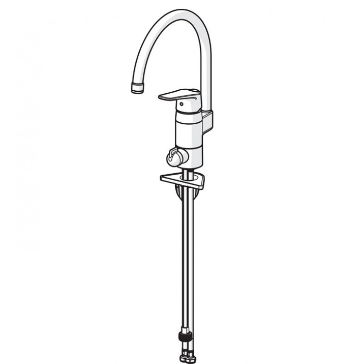 Virtuves izlietnes maisītājs ar ventili ORAS VEGA 1839FG