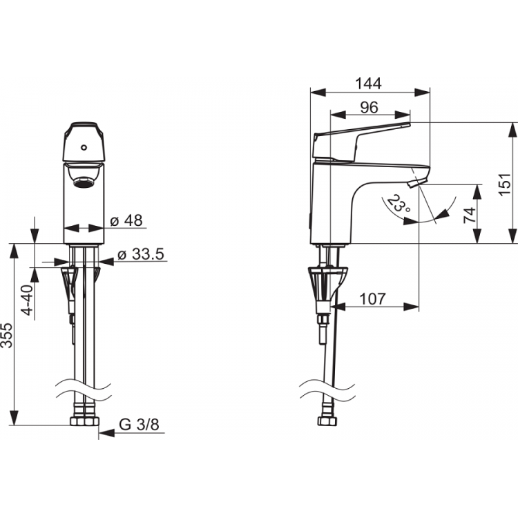 Izlietnes maisītājs ORAS VEGA 1810FG-33