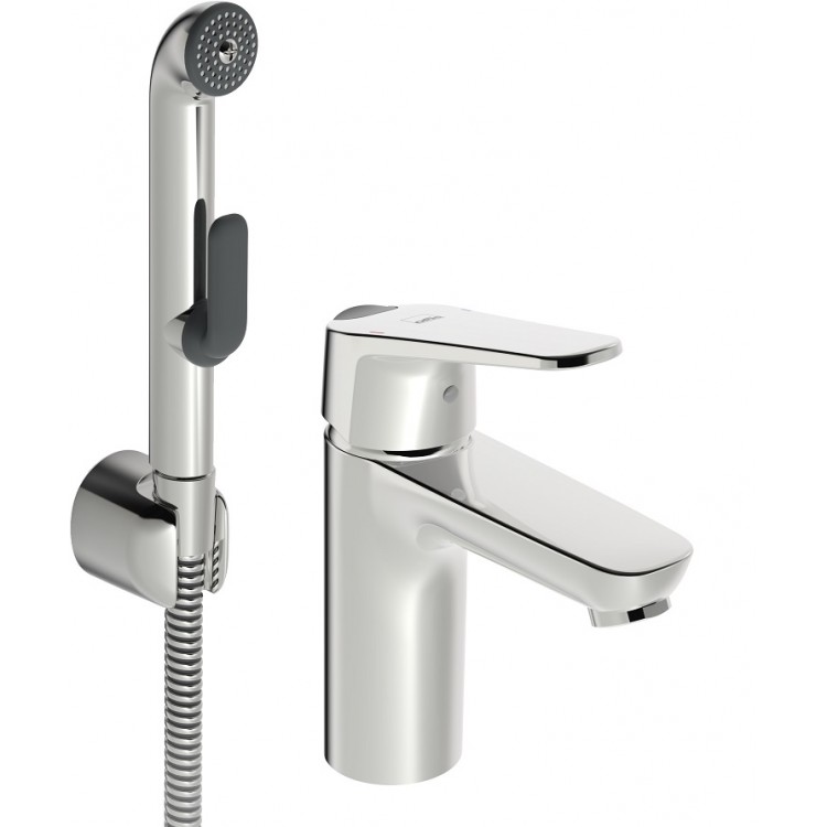 Izlietnes maisītājs ar bidetta rokas dušu ORAS VEGA XL 1801FG
