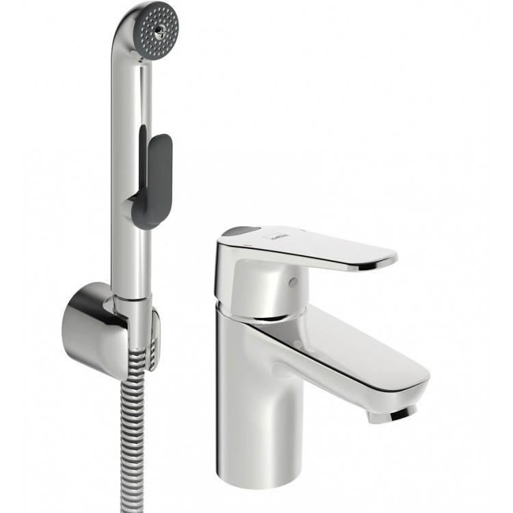 Izlietnes maisītājs ar bidetta rokas dušu ORAS VEGA 1812FGG