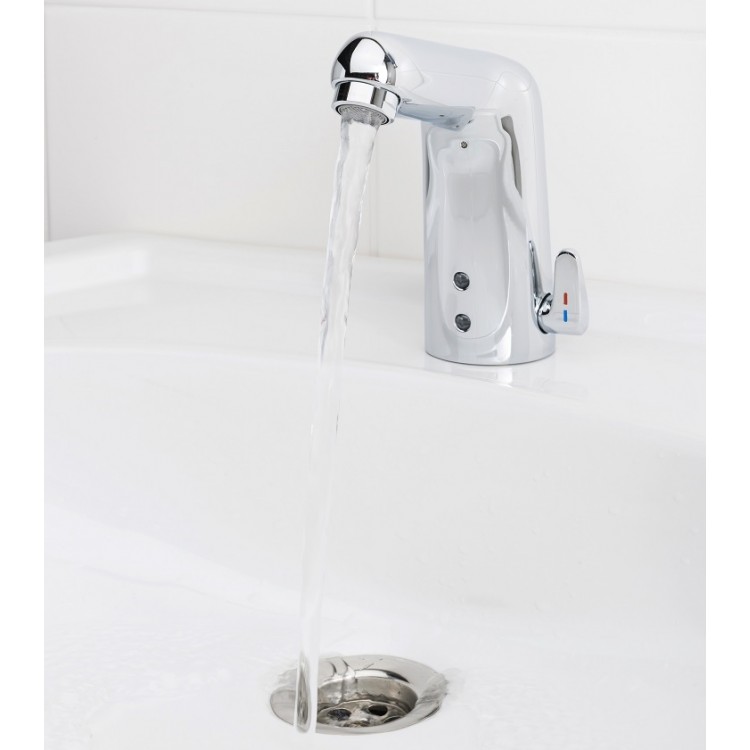 Bezkontakta izlietnes jaucējkrāns ORAS MEDIPRO, 6V, 5551F