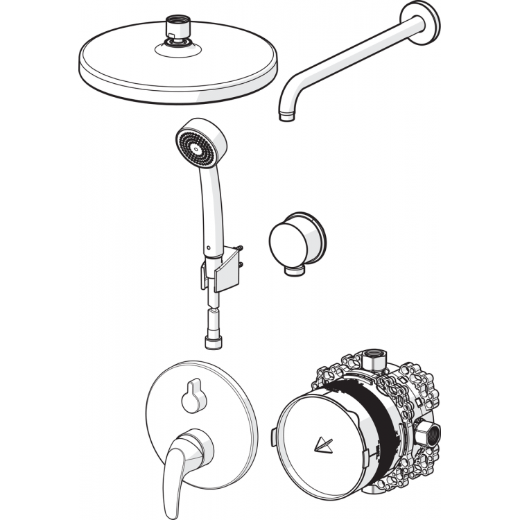 Dušas sistēma ORAS BLUEBOX, 2091