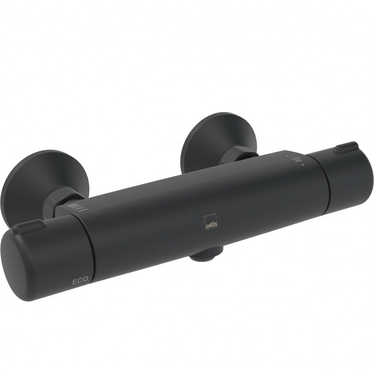 Termostata dušas maisītājs ORAS NOVA, melns matēts 7460U-33
