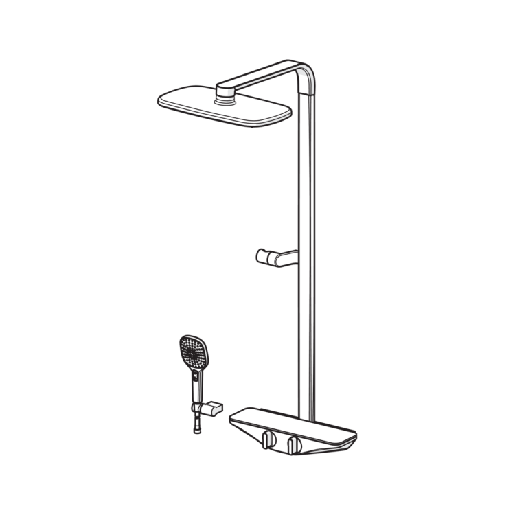 Dušas sistēma ORAS Esteta 7590U-11