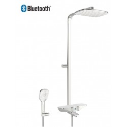 Termostata vannas/dušas sistēma ar virsdušu ORAS Esteta Wellfit 7593U-15