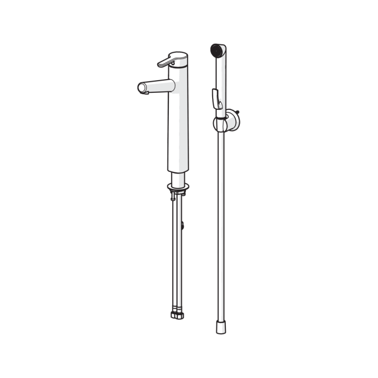 Izlietnes maisītājs paaugstināts ORAS INSPERA, 3002F