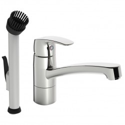 Virtuves izlietnes maisītājs ar ventili un birsti ORAS SAFIRA, 1022