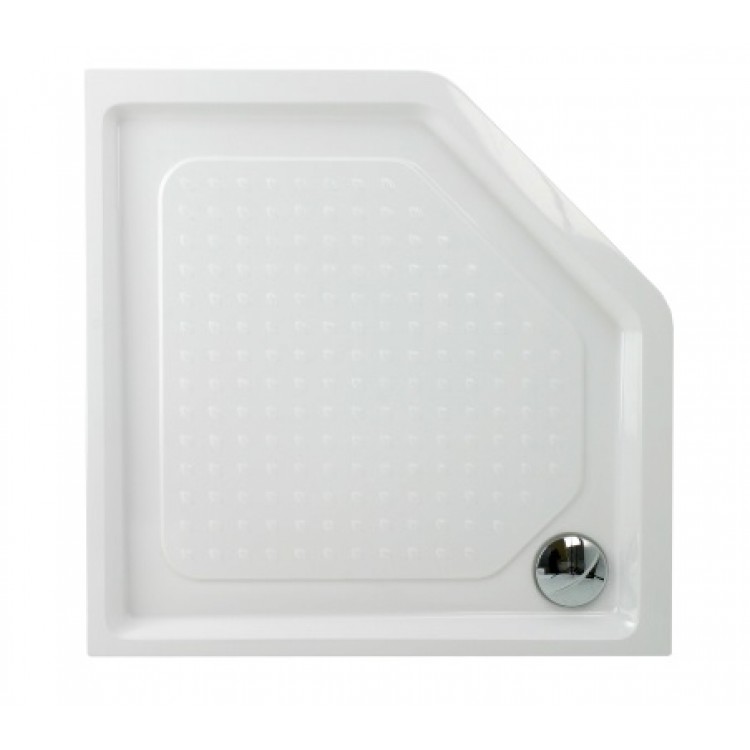 Dušas paliktnis piecstūru PAA PPV 44X 90x90cm, balts