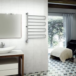 Elektriskais dvieļu žāvētājs PAX Flex U 2/450 Momento II 28W, melns matēts