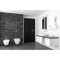 Elektriskais dvieļu žāvētājs PAX Mambo 50W, ner. tērauds