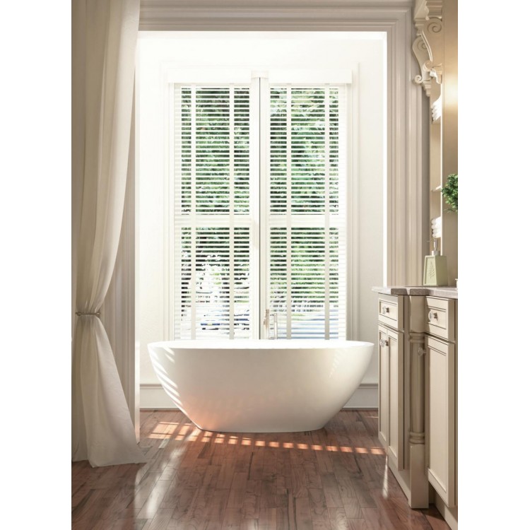 Brīvi stāvoša vanna PAA DOLCE 1800x900, silkstone, graphite