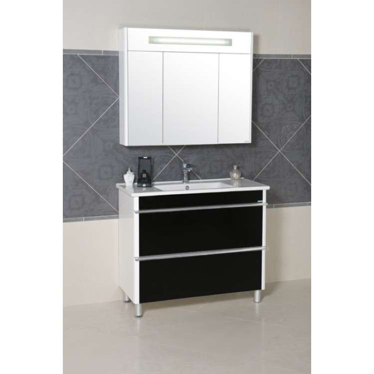 Vannas istabas skapītis ar spoguli Akvarodos PARIS 100 cm, Paris100