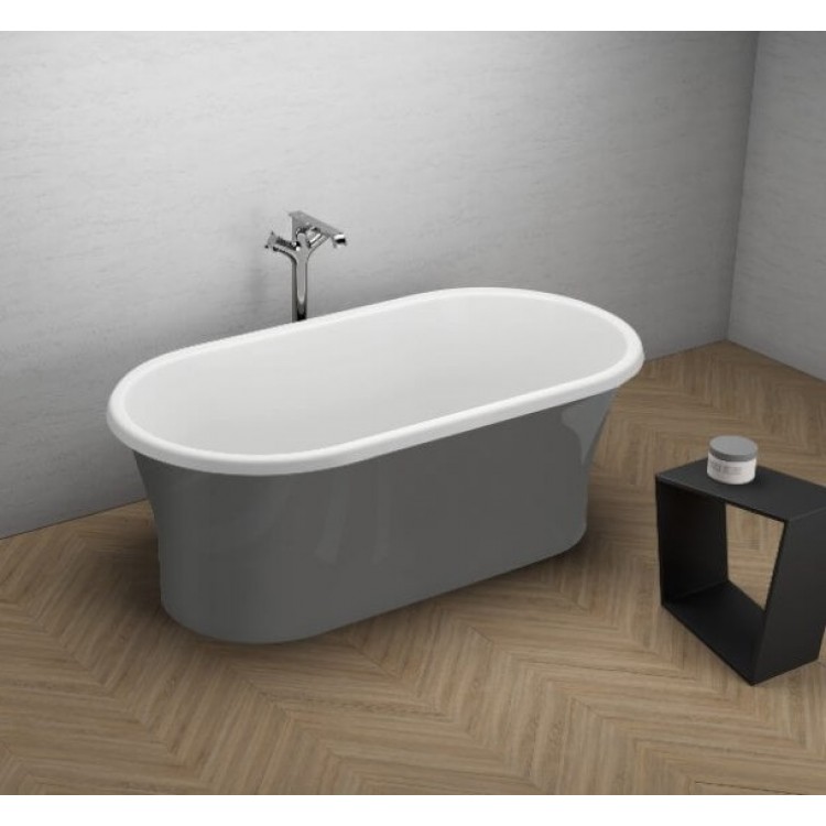 Brīvi stāvoša vanna Polimat AMONA NEW 150x75 cm, 00413