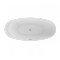 Brīvi stāvoša vanna Polimat KIVI 165x75 cm, 00471