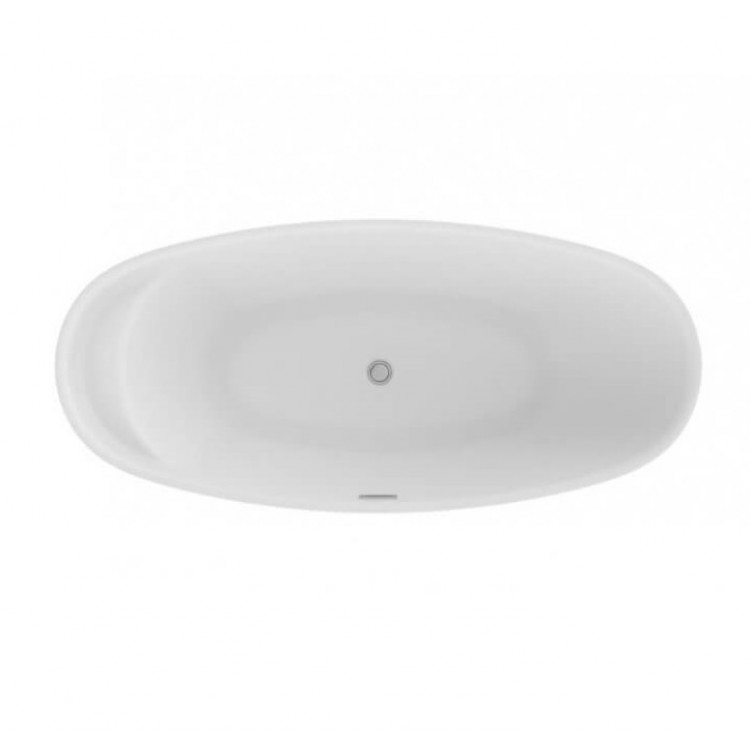 Brīvi stāvoša vanna Polimat KIVI 165x75 cm, 00474