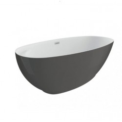 Brīvi stāvoša vanna Polimat KIVI 165x75 cm, 00476