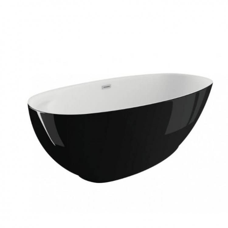 Brīvi stāvoša vanna Polimat KIVI 165x75 cm, 00472