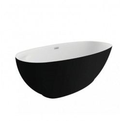 Brīvi stāvoša vanna Polimat KIVI 165x75 cm, 00473