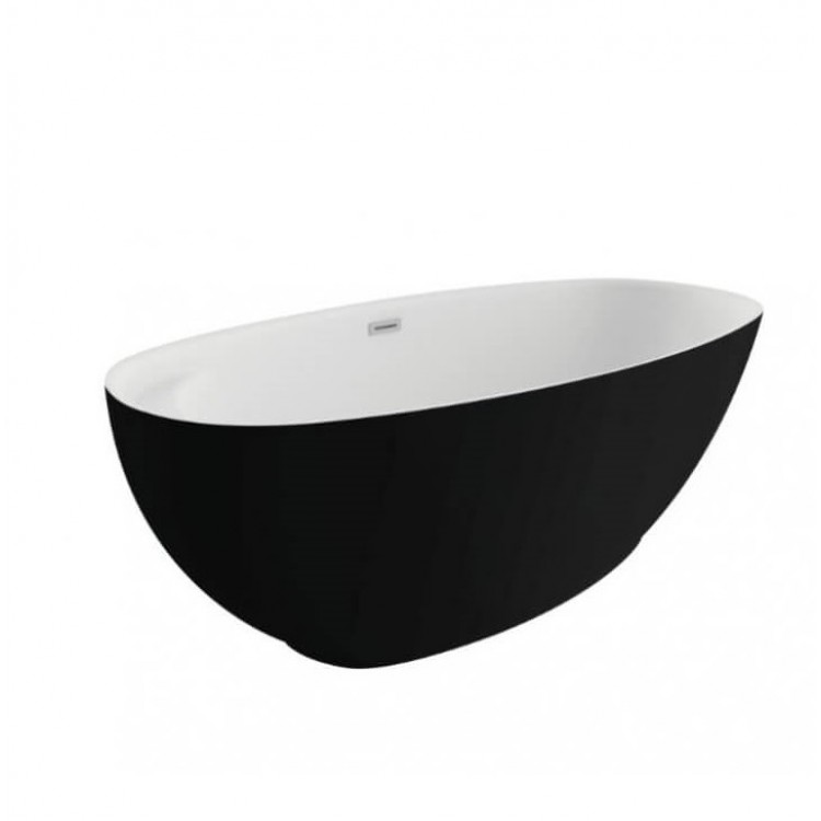 Brīvi stāvoša vanna Polimat KIVI 165x75 cm, 00473