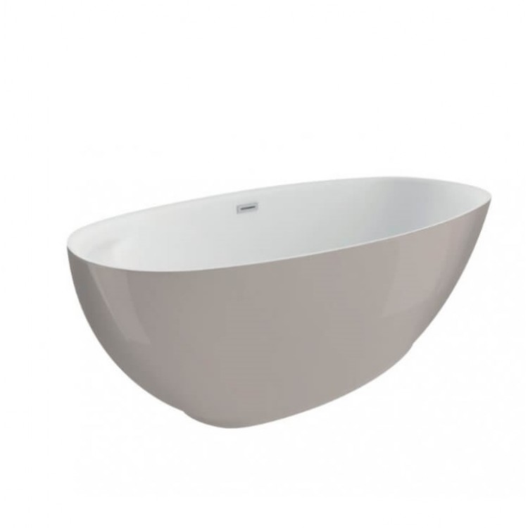 Brīvi stāvoša vanna Polimat KIVI 165x75 cm, 00475