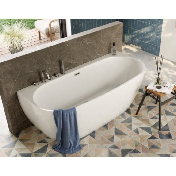 Brīvi stāvoša vanna Polimat RISA 170x80 cm, 00443